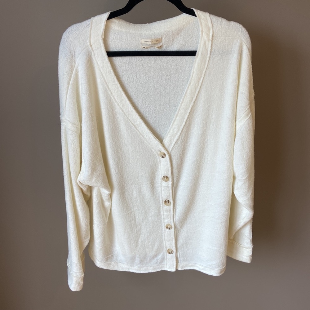 Urban Outfitters oversized  cream cardigan size medium